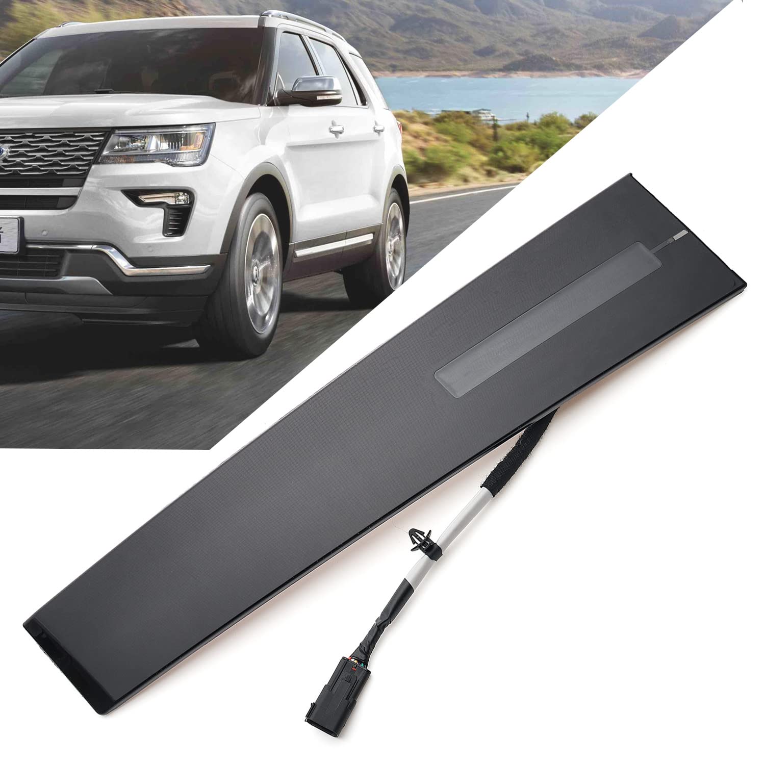 B Pillar Molding Trim with Door Entry Keypad Compatible with 2011